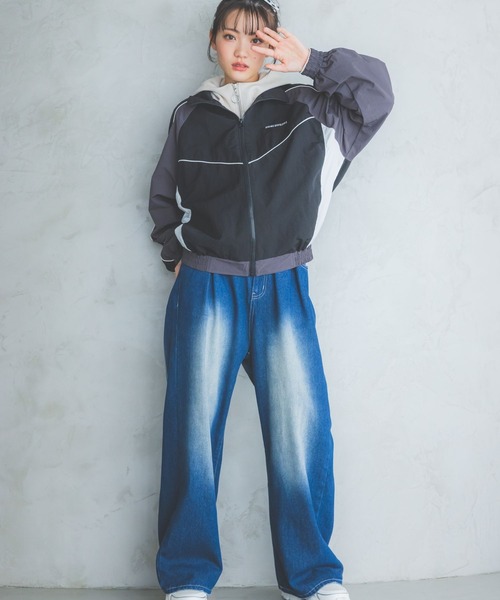 セール】カラーブロックブルゾン（ブルゾン）｜repipi armario（レピピ