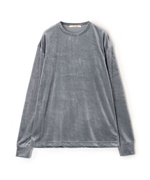 BACCA | ベロアジャージー オーバーカットソー(Tシャツ/カットソー)