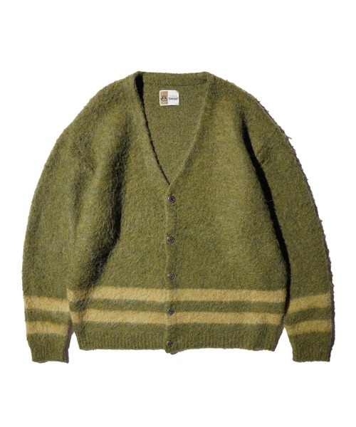 TOWNCRAFT / タウンクラフト VINTAGE MOHAIR STRIPE CARDIGAN