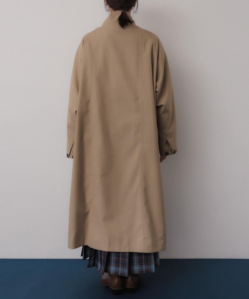 値下げ❗️ ロングコート トレンチコート ベージュ ドレスプラス DRESS+ トレンチコート ロングコート ケープ 膝下丈 2way