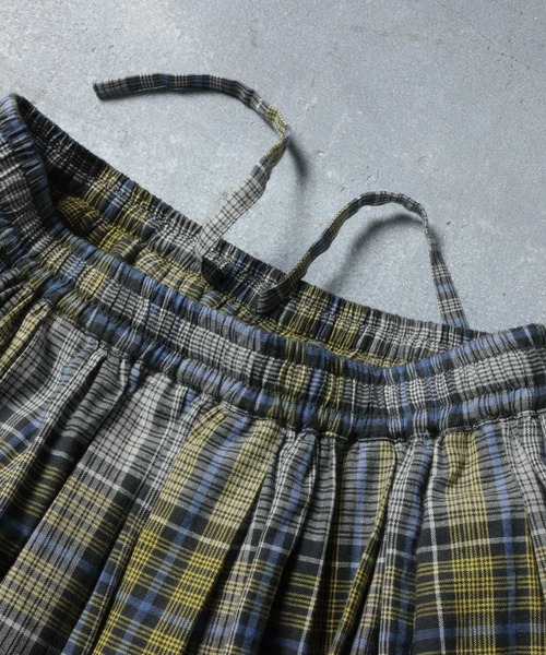 はちみつチェックのスカート（スカート）｜soulberry（ソウル