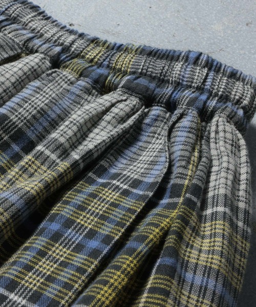 はちみつチェックのスカート（スカート）｜soulberry（ソウルベリー