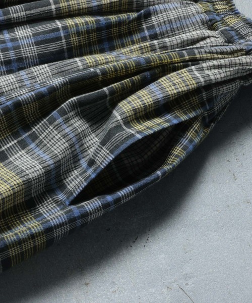 はちみつチェックのスカート（スカート）｜soulberry（ソウルベリー