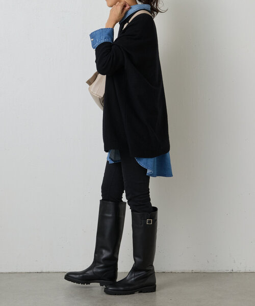 BEARDSLEY（ビアズリー）の「《FRIPIER》パール釦デニムシャツ（シャツ/ブラウス・レディース・インディゴブルー・FREE）」の21枚目の写真