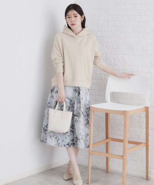 セール】ラメフーディープルオーバー【洗濯機洗い可】（パーカー