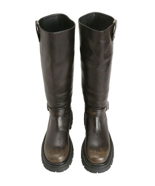 EMODA（エモダ）の「ヴィンテージライクロングブーツ（ブーツ・レディース・シルバー/ブラック・LARGE/MEDIUM/SMALL）」の18枚目の写真