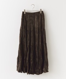 AO2 | Velour Washer Striped Skirt / ベロアワッシャープリーツスカート(スカート)