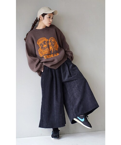 おじさん＆ドッグ BIGジャガードニット（ニット/セーター）｜e