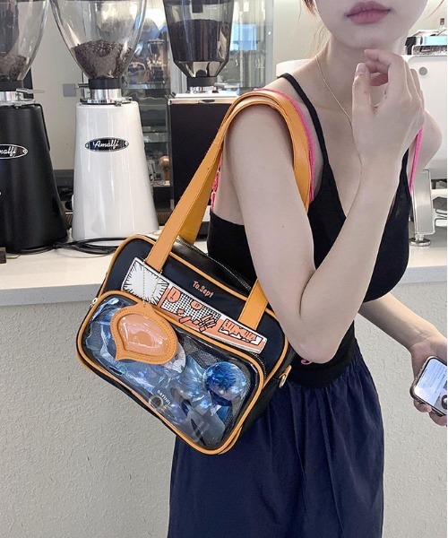 gossip!ロサンゼルス(ゴシップロサンゼルス)の「2way オーロラ 姫痛バッグ(ショルダーバッグ・レディース・オレンジ/ホワイト・FREE)」の8枚目の写真
