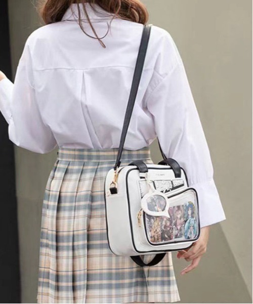gossip!ロサンゼルス(ゴシップロサンゼルス)の「2way オーロラ 姫痛バッグ(ショルダーバッグ・レディース・オレンジ/ホワイト・FREE)」の12枚目の写真