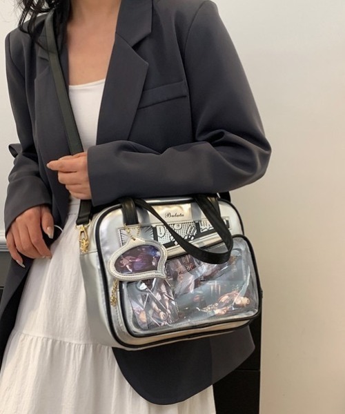 gossip!ロサンゼルス(ゴシップロサンゼルス)の「2way オーロラ 姫痛バッグ(ショルダーバッグ・レディース・オレンジ/ホワイト・FREE)」の14枚目の写真