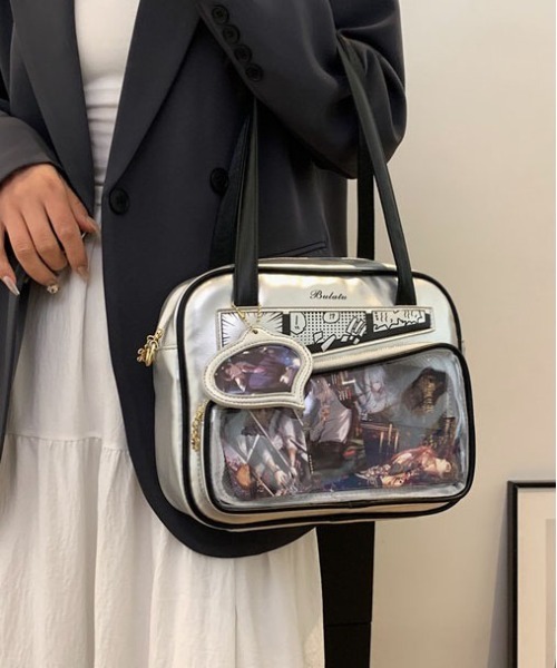 gossip!ロサンゼルス(ゴシップロサンゼルス)の「2way オーロラ 姫痛バッグ(ショルダーバッグ・レディース・オレンジ/ホワイト・FREE)」の20枚目の写真