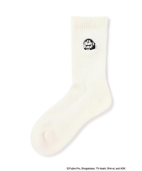 Jack Bunny!!(ジャックバニー)の「【Jack Bunny!!】【ドラえもん】ミドルソックス (LADIES)(ソックス/靴下・レディース・ブラック/ホワイト・FREE)」の1枚目の写真