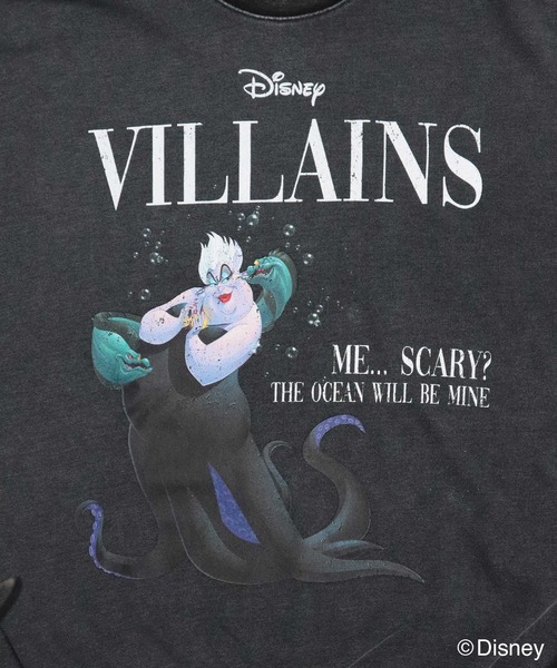 Disney(ディズニー)の「DISNEY(ディズニー)【メンズ】【WEB限定】アースラスウェット(スウェット・メンズ・ブラック・M/L)」の3枚目の写真