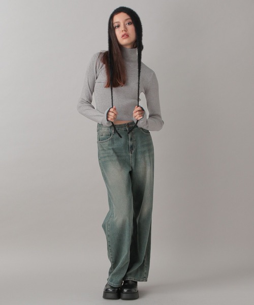 FOREVER 21(フォーエバー トゥエンティーワン)の「【2024FW】配色リブニットプルオーバー(ニット/セーター・レディース・ブラック/レッド/グレー・FREE)」の5枚目の写真