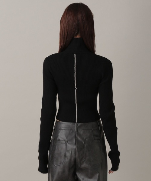 FOREVER 21(フォーエバー トゥエンティーワン)の「【2024FW】配色リブニットプルオーバー(ニット/セーター・レディース・ブラック/レッド/グレー・FREE)」の10枚目の写真