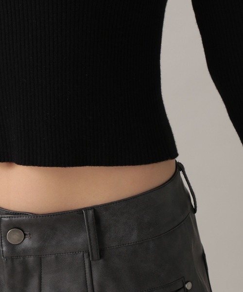 FOREVER 21(フォーエバー トゥエンティーワン)の「【2024FW】配色リブニットプルオーバー(ニット/セーター・レディース・ブラック/レッド/グレー・FREE)」の13枚目の写真