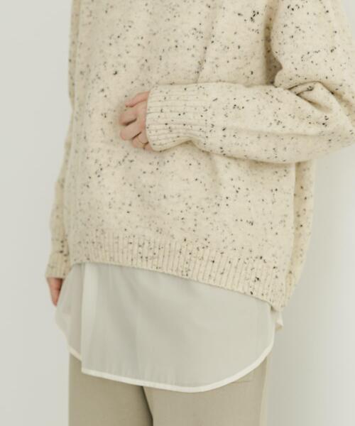 ITEMS URBANRESEARCH（アイテムズ アーバンリサーチ）の「2WAYシアードッキングブラウス（シャツ/ブラウス・レディース・ライトベージュ/ブラック・FREE）」の10枚目の写真