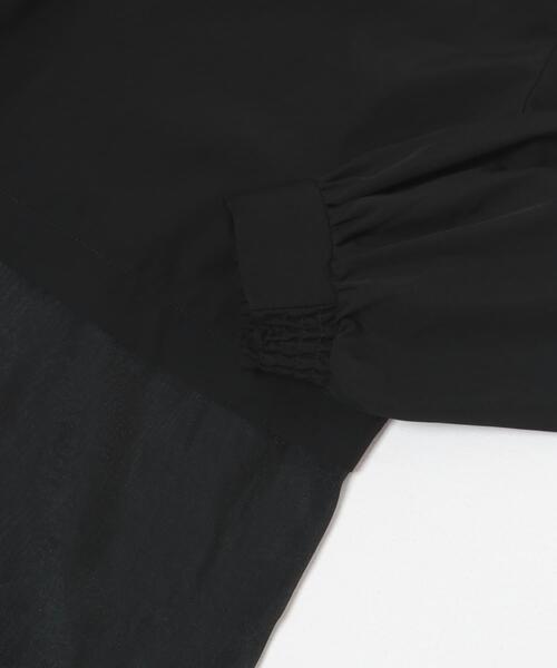 ITEMS URBANRESEARCH（アイテムズ アーバンリサーチ）の「2WAYシアードッキングブラウス（シャツ/ブラウス・レディース・ライトベージュ/ブラック・FREE）」の19枚目の写真