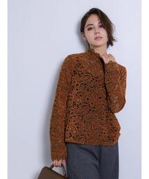 Te chichi CLASSIC（テチチクラシック）の「ペイズリーモールレースブラウス（シャツ/ブラウス）」