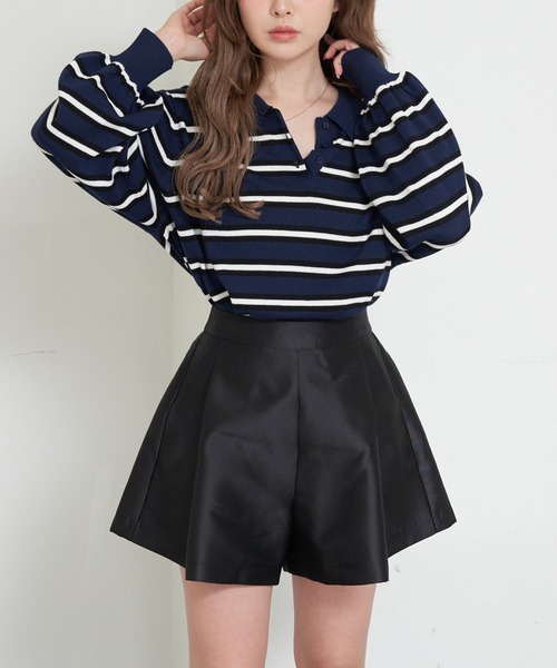 RAY CASSIN（レイカズン）の「サテンタックショートパンツ（その他