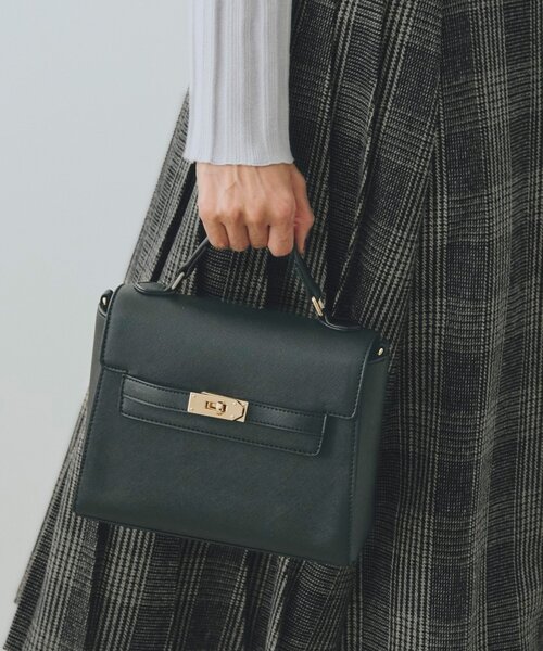 grove（グローブ）の「【雑誌掲載】カクシボフラップベルトショルダー【入卒対応可】（ショルダーバッグ・レディース・アイボリー/ブラック/サックスブルー/グレー・00）」の3枚目の写真