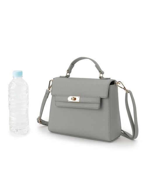 grove（グローブ）の「【雑誌掲載】カクシボフラップベルトショルダー【入卒対応可】（ショルダーバッグ・レディース・アイボリー/ブラック/サックスブルー/グレー・00）」の17枚目の写真