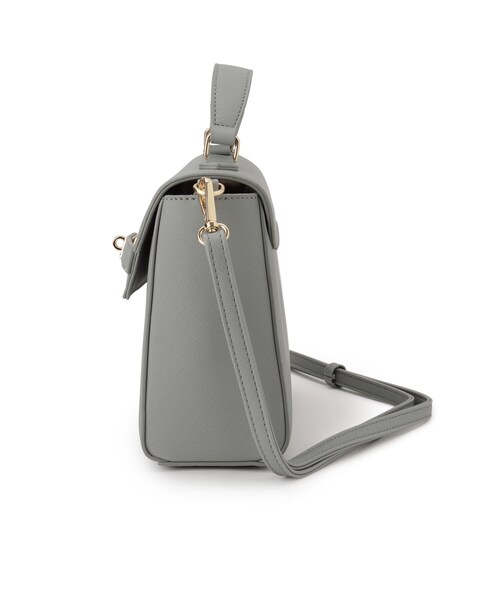 grove（グローブ）の「【雑誌掲載】カクシボフラップベルトショルダー【入卒対応可】（ショルダーバッグ・レディース・アイボリー/ブラック/サックスブルー/グレー・00）」の22枚目の写真