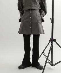 KBF | リブパンツSETミニスカート(スカート)