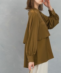 URBAN RESEARCH ROSSO WOMEN | 起毛サテンタイブラウス(シャツ/ブラウス)