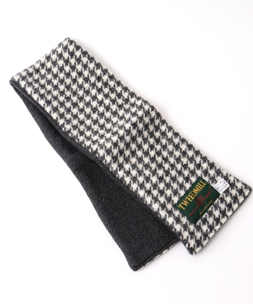TWEED MILL（ツイードミル）の「【TWEEDMILL/ツイードミル】別注クロスマフラー17（マフラー・メンズ・ライトブルー/ブラック系その他2/ブラック系その他/ブルー系その他・FREE）」の19枚目の写真