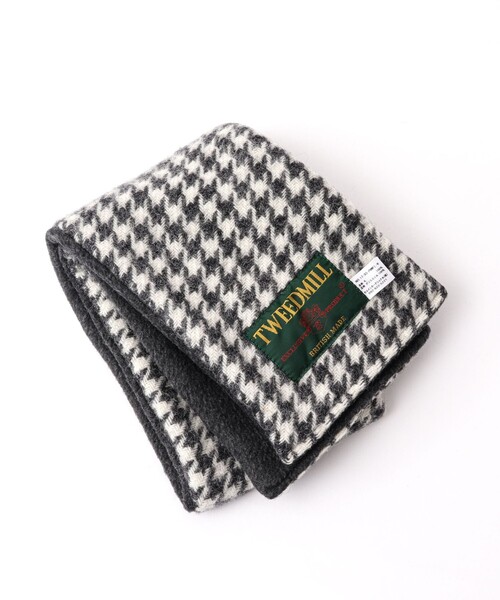TWEED MILL（ツイードミル）の「【TWEEDMILL/ツイードミル】別注クロスマフラー17（マフラー・メンズ・ライトブルー/ブラック系その他2/ブラック系その他/ブルー系その他・FREE）」の17枚目の写真