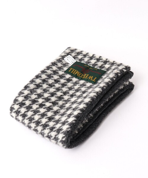 TWEED MILL（ツイードミル）の「【TWEEDMILL/ツイードミル】別注クロスマフラー17（マフラー・メンズ・ライトブルー/ブラック系その他2/ブラック系その他/ブルー系その他・FREE）」の15枚目の写真