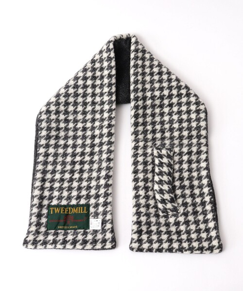 TWEED MILL（ツイードミル）の「【TWEEDMILL/ツイードミル】別注クロスマフラー17（マフラー・メンズ・ライトブルー/ブラック系その他2/ブラック系その他/ブルー系その他・FREE）」の13枚目の写真