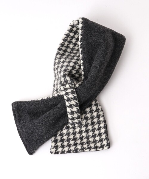 TWEED MILL（ツイードミル）の「【TWEEDMILL/ツイードミル】別注クロスマフラー17（マフラー・メンズ・ライトブルー/ブラック系その他2/ブラック系その他/ブルー系その他・FREE）」の10枚目の写真