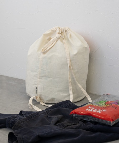 FRUIT OF THE LOOM（フルーツオブザルーム）の「LAUNDRY BAG / ランドリー / ショルダーバッグ / カジュアル / ロゴ / プリント / 大容量（トートバッグ・レディース・グリーン/ピンク/ブルー・FREE）」の5枚目の写真