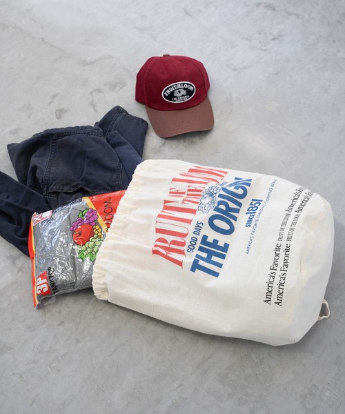 FRUIT OF THE LOOM（フルーツオブザルーム）の「LAUNDRY BAG / ランドリー / ショルダーバッグ / カジュアル / ロゴ / プリント / 大容量（トートバッグ・レディース・グリーン/ピンク/ブルー・FREE）」の7枚目の写真