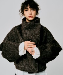 led.tokyo | 【led.tokyo】ハイネックショートシャギーコート(その他アウター)