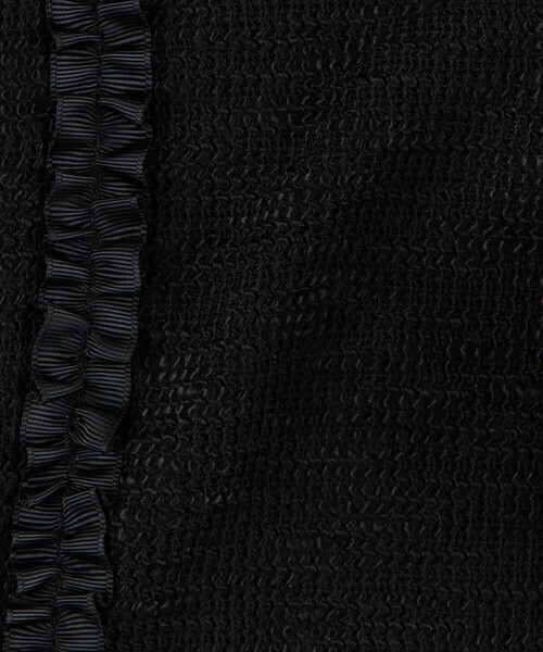 COMME CA ISM（コムサイズム）の「フォーマル ジャージーツイードボレロ(140-160cm)（カーディガン/ボレロ・キッズ・アイボリー/ブラック・160cm/150cm/140cm）」の9枚目の写真