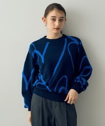 YECCA VECCA | ランダムハート柄ニット(ニット/セーター)