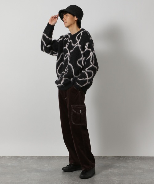 LAKOLE（ラコレ）の「モヘアライクロープニットプルオーバー / 283128（ニット/セーター・メンズ・ブラック/ブルー/ホワイト・LARGE/X-LARGE/MEDIUM）」の6枚目の写真