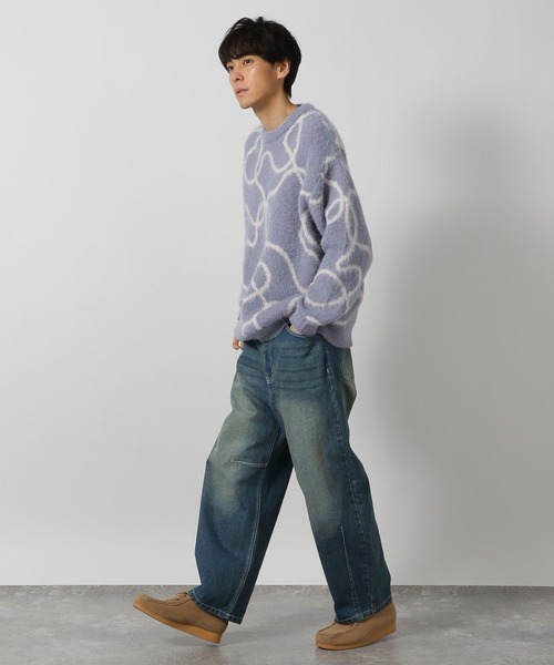 LAKOLE（ラコレ）の「モヘアライクロープニットプルオーバー / 283128（ニット/セーター・メンズ・ブラック/ブルー/ホワイト・LARGE/X-LARGE/MEDIUM）」の8枚目の写真