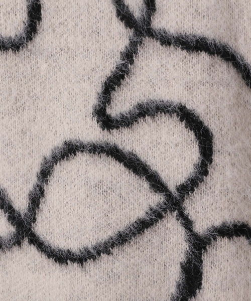 LAKOLE（ラコレ）の「モヘアライクロープニットプルオーバー / 283128（ニット/セーター・メンズ・ブラック/ブルー/ホワイト・LARGE/X-LARGE/MEDIUM）」の17枚目の写真