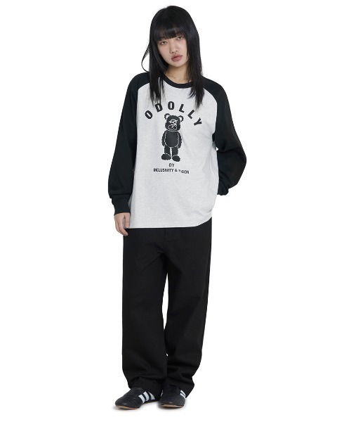 OY/オーワイ』 ODOLLY RAGLAN L/S TEE/ オードリーラグラン長袖