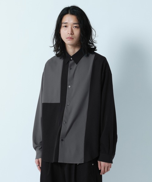 RAGEBLUE(レイジブルー)の「【LUXURY+EASY】OVER SIZE DRAPE SHIRTS / ラグイージー/オーバーサイズドレープシャツ(シャツ/ブラウス・メンズ・ブラック/グレー/ブルー/ホワイト/グリーン/ネイビー/ブラウン/グレー系その他/ブルー系その他2/グレー系その他2/ブルー系その他/オレンジ/ブラック系その他/グリーン系その他/イエロー・SMALL/MEDIUM/LARGE/X-SMALL/X-LARGE)」の4枚目の写真