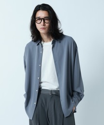 RAGEBLUE（レイジブルー）の「【LUXURY+EASY】OVER SIZE DRAPE SHIRTS / ラグイージー/オーバーサイズドレープシャツ（シャツ/ブラウス）」