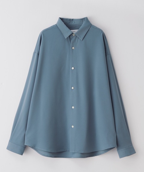RAGEBLUE（レイジブルー）の「【LUXURY+EASY】OVER SIZE DRAPE SHIRTS / ラグイージー/オーバーサイズドレープシャツ（シャツ/ブラウス・メンズ・ブラック/グレー/ブルー/ホワイト/グリーン/ネイビー/ブラウン/グレー系その他/ブルー系その他2/グレー系その他2/ブルー系その他/オレンジ・SMALL/MEDIUM/LARGE/X-SMALL/X-LARGE）」の10枚目の写真