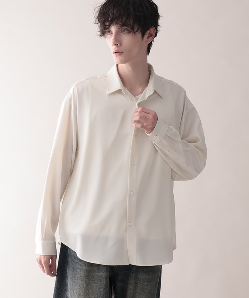 RAGEBLUE(レイジブルー)の「【LUXURY+EASY】OVER SIZE DRAPE SHIRTS / ラグイージー/オーバーサイズドレープシャツ(シャツ/ブラウス・メンズ・ブラック/グレー/ブルー/ホワイト/グリーン/ネイビー/ブラウン/グレー系その他/ブルー系その他2/グレー系その他2・SMALL/MEDIUM/LARGE/X-SMALL/X-LARGE)」の19枚目の写真