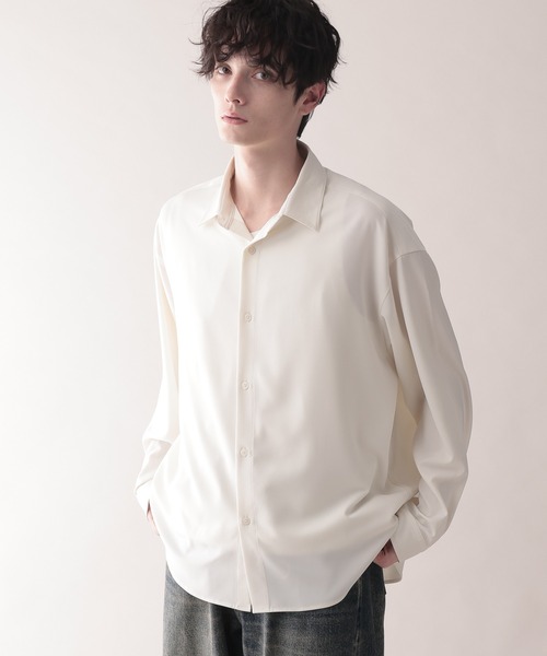 RAGEBLUE(レイジブルー)の「【LUXURY+EASY】OVER SIZE DRAPE SHIRTS / ラグイージー/オーバーサイズドレープシャツ(シャツ/ブラウス・メンズ・ブラック/グレー/ブルー/ホワイト/グリーン/ネイビー/ブラウン/グレー系その他/ブルー系その他2/グレー系その他2・SMALL/MEDIUM/LARGE/X-SMALL/X-LARGE)」の20枚目の写真