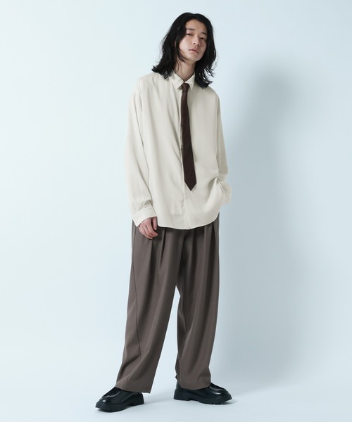 LUXURY+EASY】OVER SIZE DRAPE SHIRTS / ラグイージー/オーバーサイズドレープシャツ（シャツ /ブラウス）｜RAGEBLUE（レイジブルー）のファッション通販 - ZOZOTOWN Supereasydeal SHIRT メンズ US サイズ: XX-Large カラー: ブルー